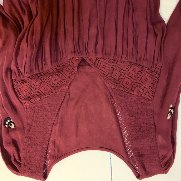 Free People Plum Purple Mojave Embroidered Dress - Picture 6 of 8